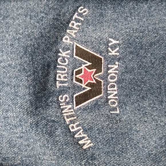 SALE! Vintage Hartwell Viasport Jean Bomber Jacket Sz.XL - Picture 4 of 8